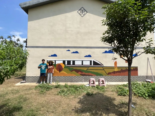 beat365vip官网登录入口建筑学院开展暑期“三下乡” ，乡村文化墙调研及优化提升设计活动